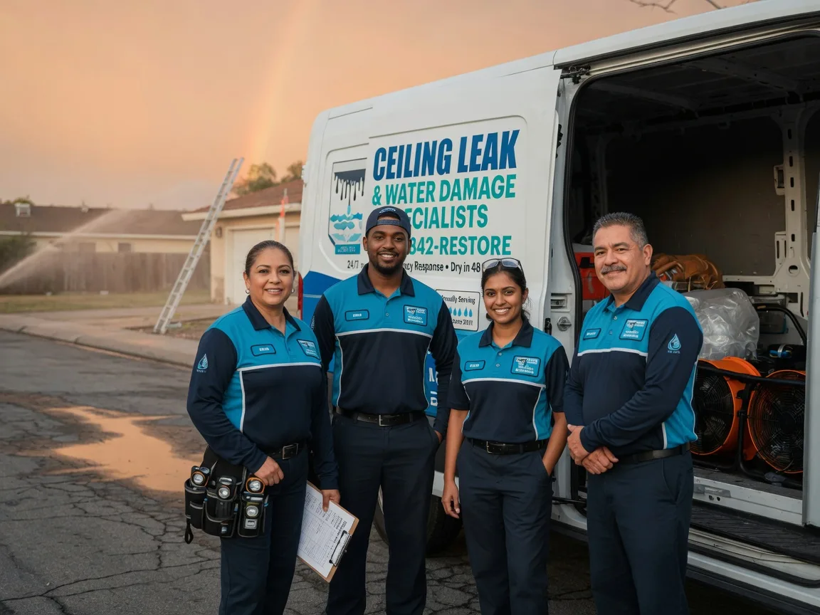 Ceiling Leak Cleanup company in New Waterford, OH